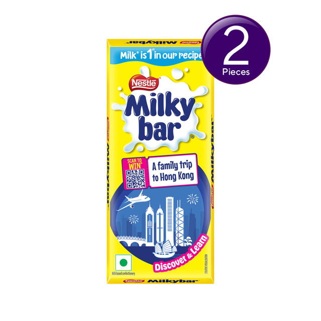 Nestle Milkybar Tablet Made With Milk Yummy & Creamy Treat 42 g X 2 Combo