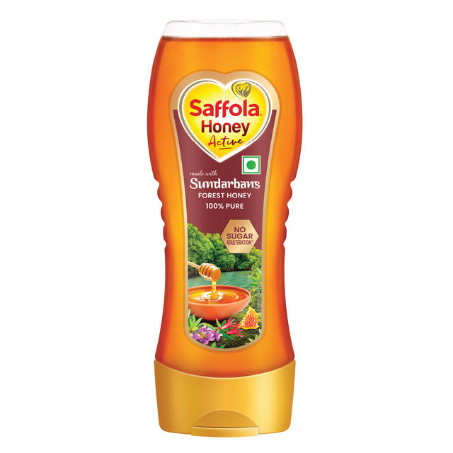 Saffola Foods Honey Active | Made with Sundarban Forest Honey | 100% Pure Honey