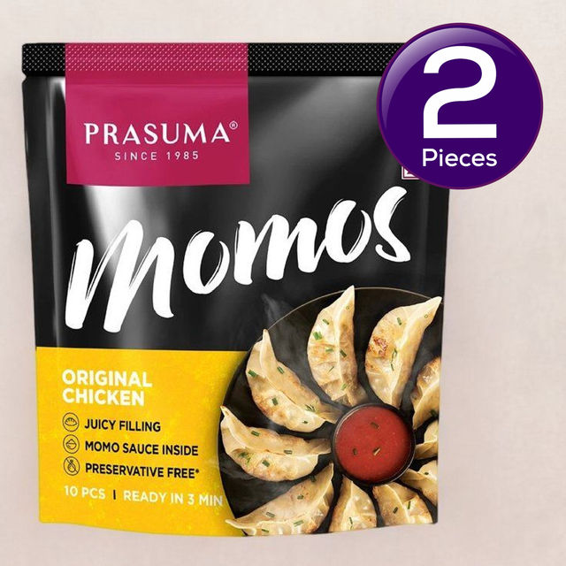 Prasuma Original Chicken Momos 10 pc Combo