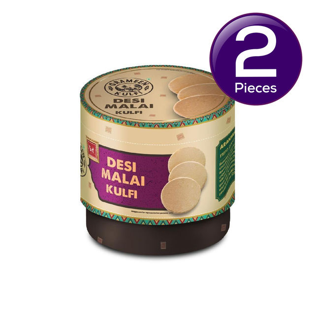Grameen Slice Kulfi Desi Malai 3 Slices 270 ml Combo