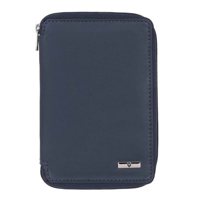 WILDHORN Leather Full Zipper Cover Passport Holder for Men & Women