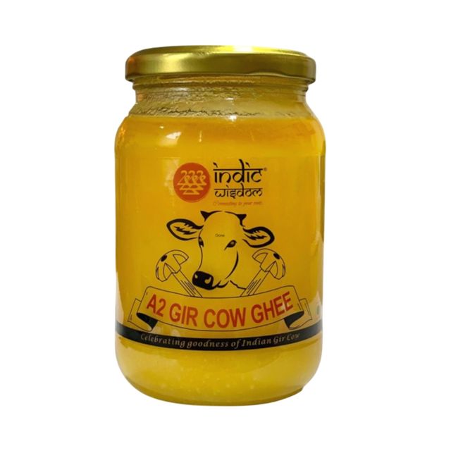 Indic Wisdom Hand Churned A2 Gir Cow Ghee | Bilona churned-Made from Curd