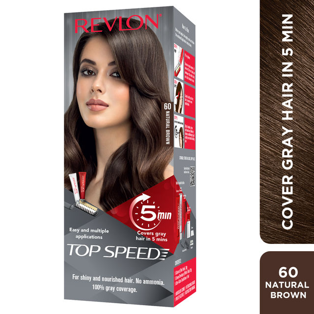 Revlon Top Speed Hair Color Small Pack Woman - Natural Brown 60