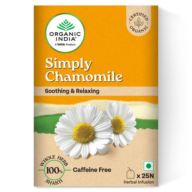 Organic India Simply Chamomile Organic Herbal Tea