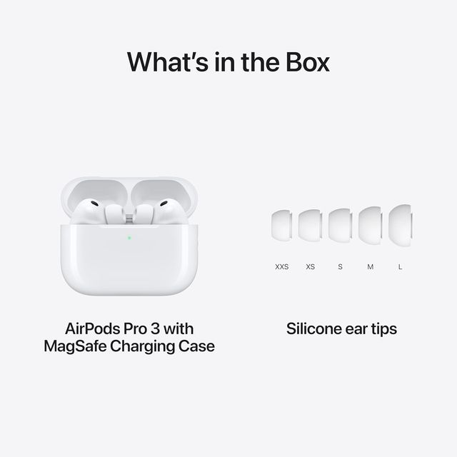 Apple AirPods Pro 3 - Buy at ₹24499 Online | Instant Delivery - Zepto