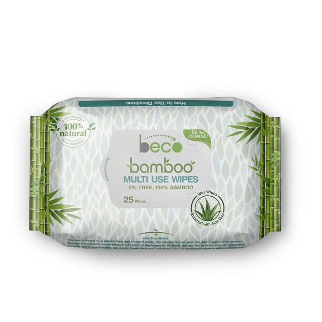 Beco Adult and Baby Wet Wipes Bamboo & Aloe Vera For Kids