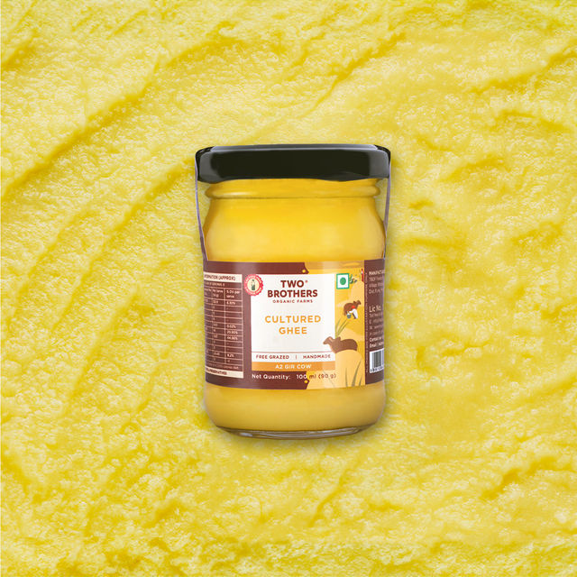 Two brothers Organic Farms A2 Desi Gir Cow Cultured Ghee