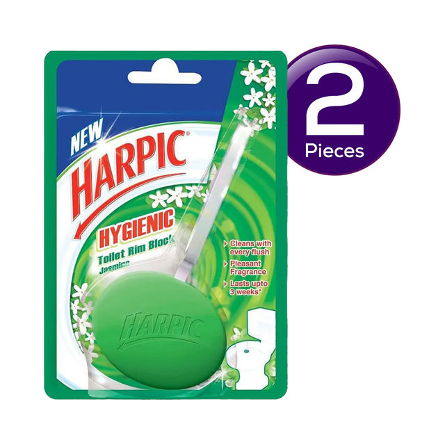 Harpic Toilet Rim Cleaner Blocks - Jasmine 26 g Combo