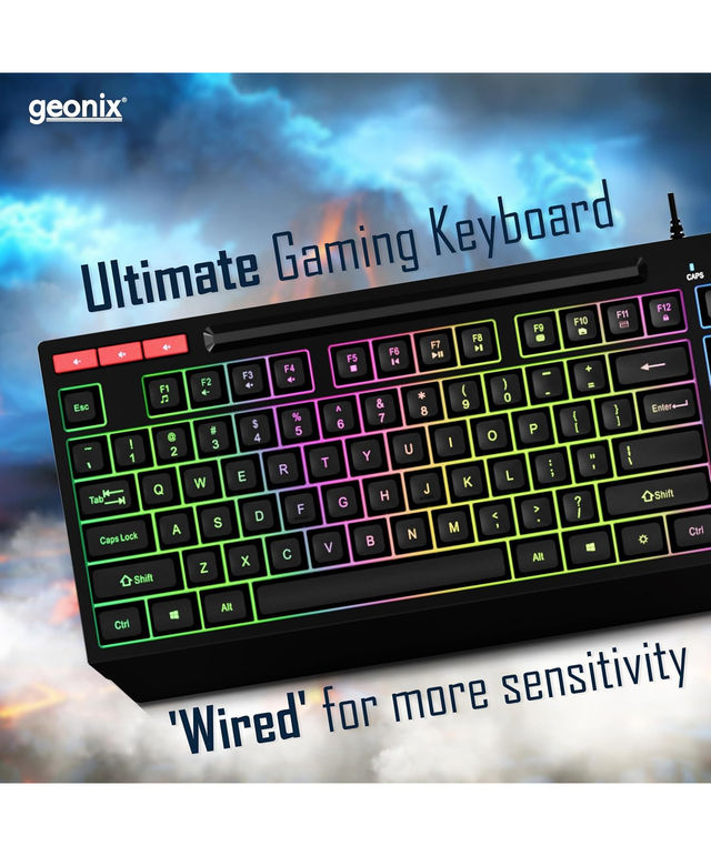 Geonix Cruiser K2 Multi Function Gaming Keyboard - Buy at ₹579