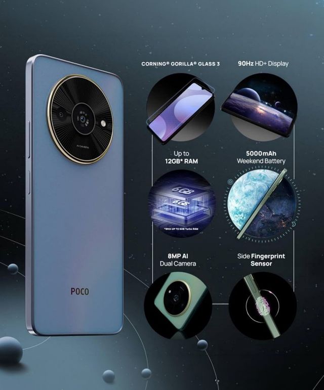 Poco C61 - Buy at ₹5809 Online | Instant Delivery - Zepto