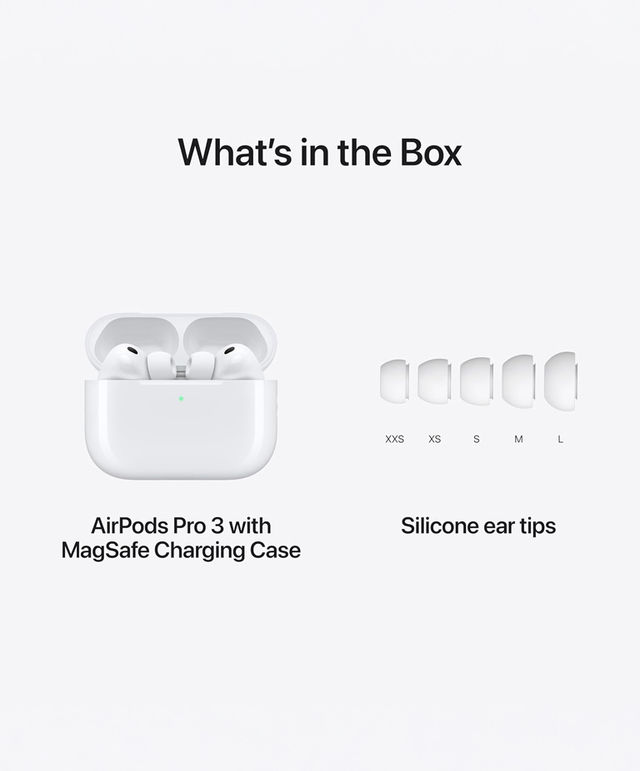 Apple AirPods Pro 3 - Buy at ₹23400 Online | Instant Delivery - Zepto