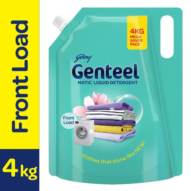 Genteel Liquid Detergent Refill Pouch - Front Load