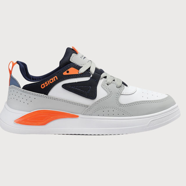 autumn Asian Men s Moscow-01 White Navy Orange Sneakers - Buy at ₹799
