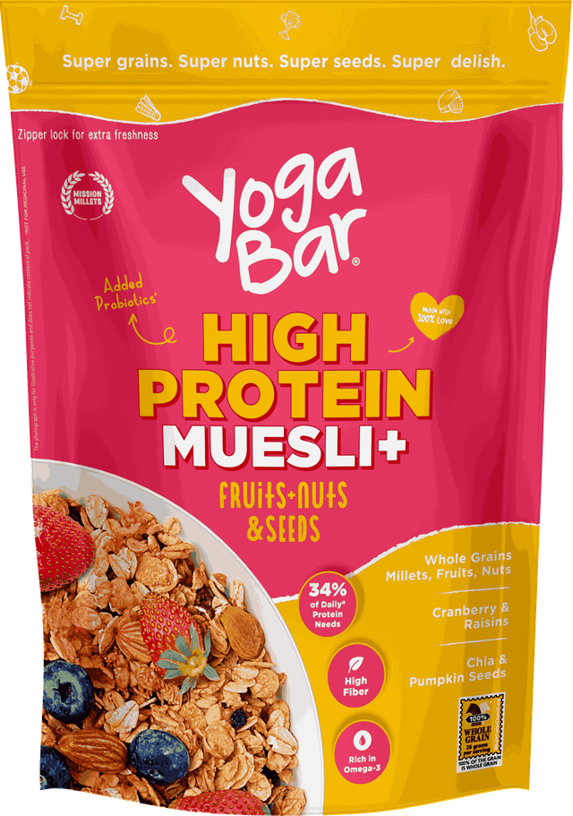 Yogabar Protein Muesli Fruit And Nut Breakfast Cereal