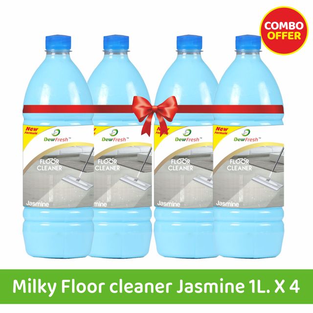 Dew Fresh Milky Floor cleaner (Phenyl) Jasmine 2 l Combo