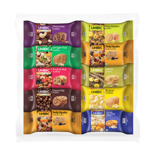 Unibic Assorted Cookies Pack of 10