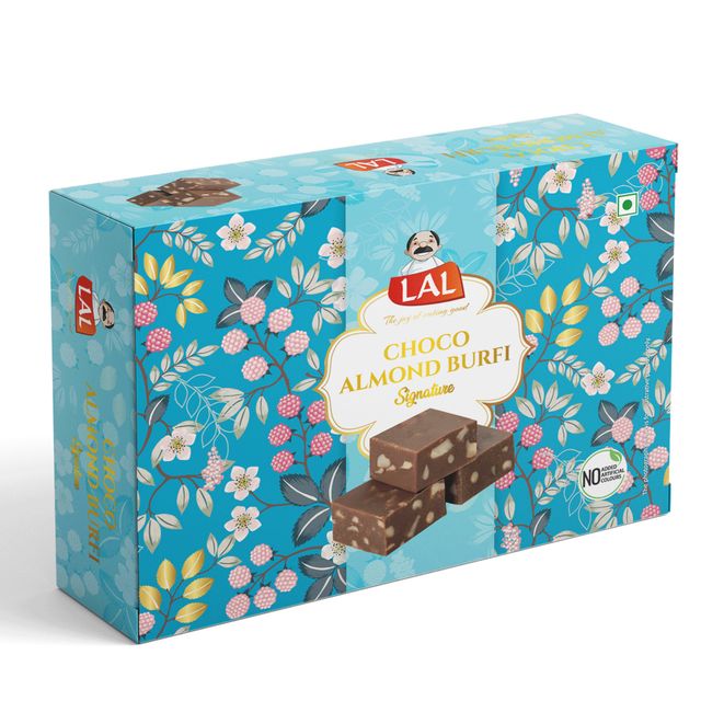 Lal Sweets Choco Almond Burfi