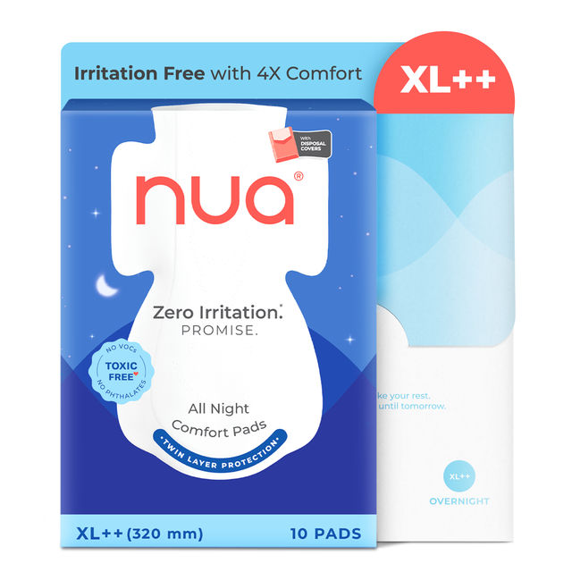 Nua All Night Comfort Sanitary Pads