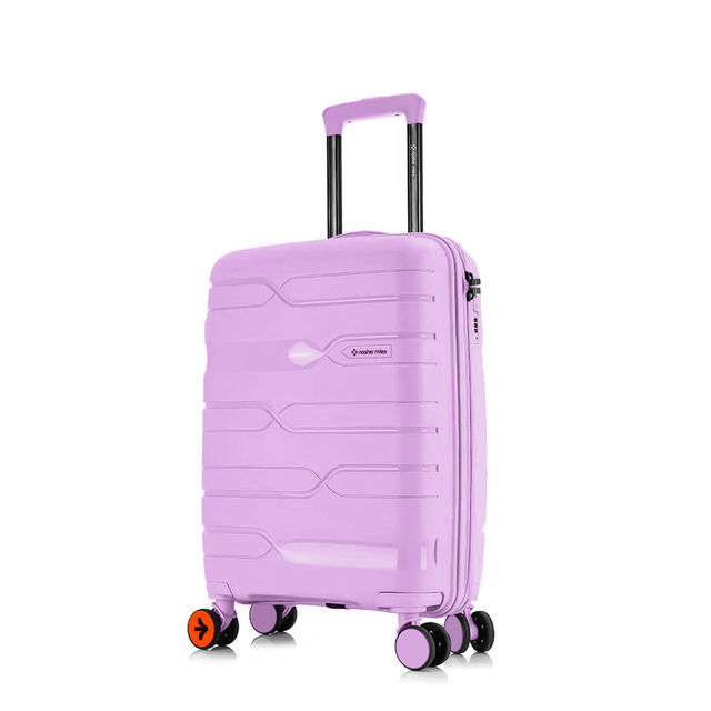 Nasher Miles Paris Cabin Hard-Sided Polypropylene Luggage 20 Inch (55 cm) Trolley Bag - Purple