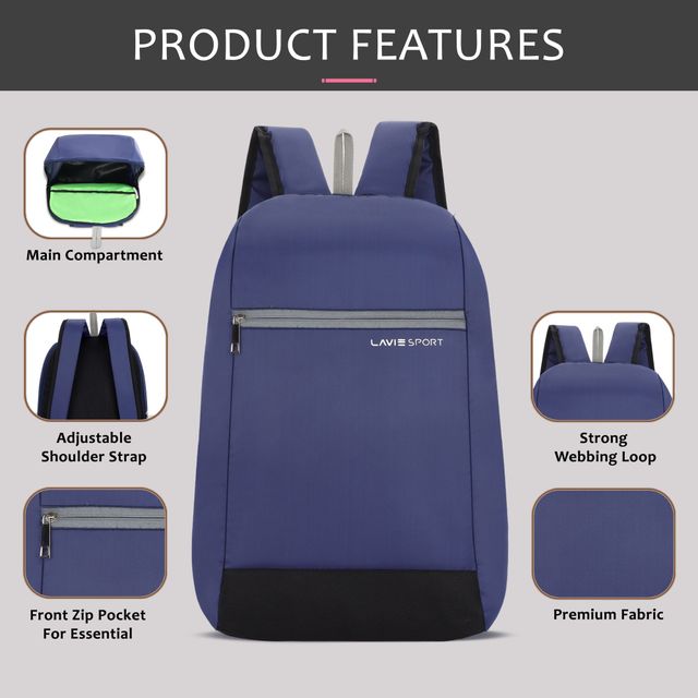 Lavie Sport Sprinter+ Daypack 1.5C 21L Unisex Casual Tablet Sleeve