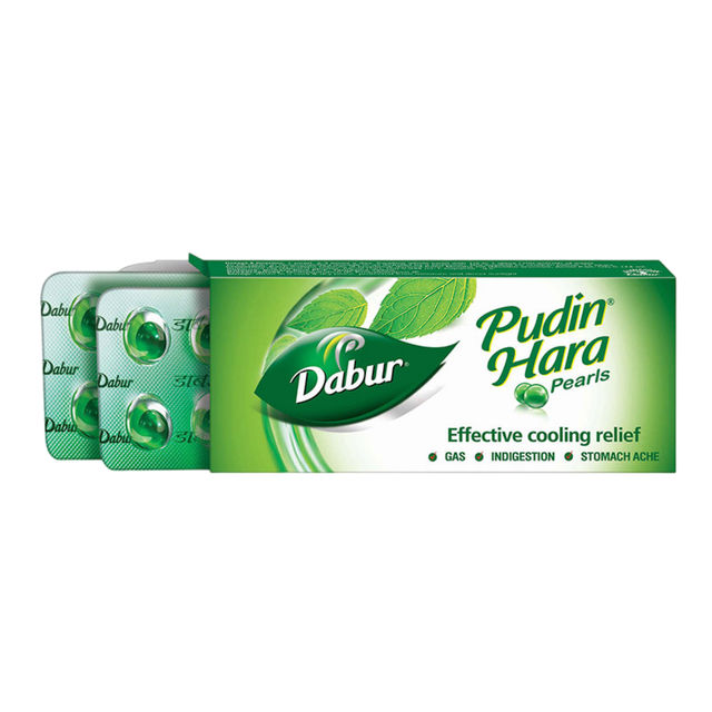 Dabur Pudin Hara Pearls Pack of 2 Strips