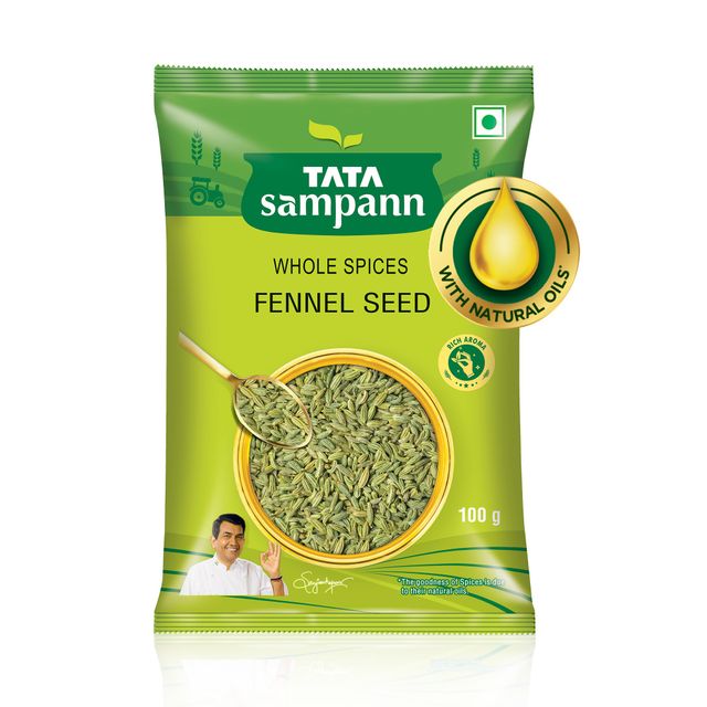 Tata Sampann Whole Spices Fennel Whole