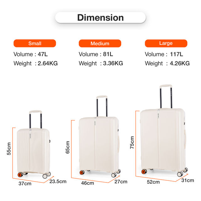 Nasher Miles The Line Cabin Hard-Sided Polypropylene Luggage 20