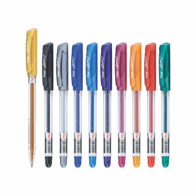 Flair Glitter Pen Pack Of 10