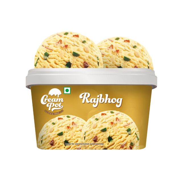 Cream Pot Rajbhog Tub