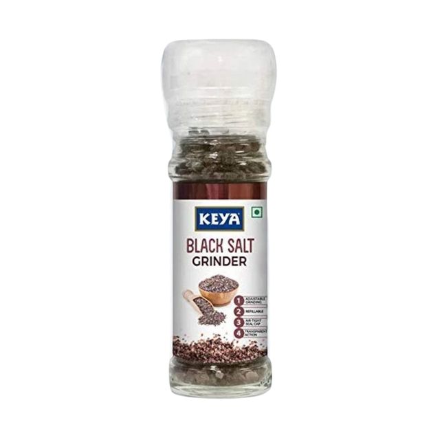 Keya Black Salt Grinder
