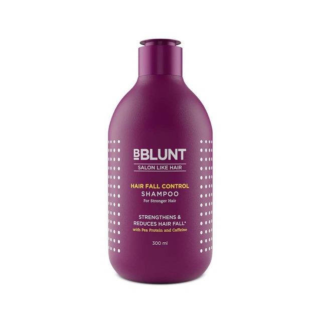 Bblunt Hair Fall Control Shampoo With Pea Protein & Caffeine For Stronger Hair