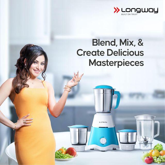 Longway Super Dlx Up to 750W Max Output Juicer Mixer Grinder - Buy