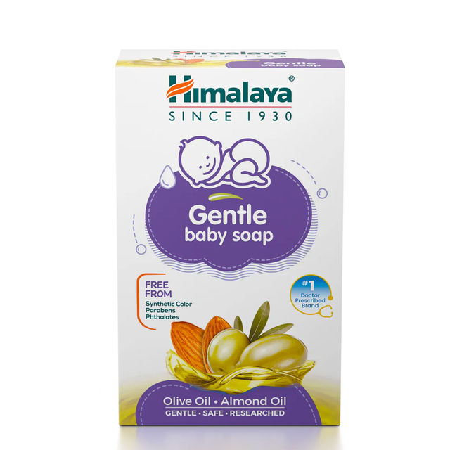 Himalaya Gentle Baby Soap For Kids | White | 0+ months