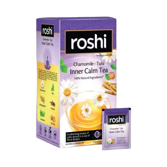 Roshi Chamomile and Tulsi Stress Relief Herba Tea