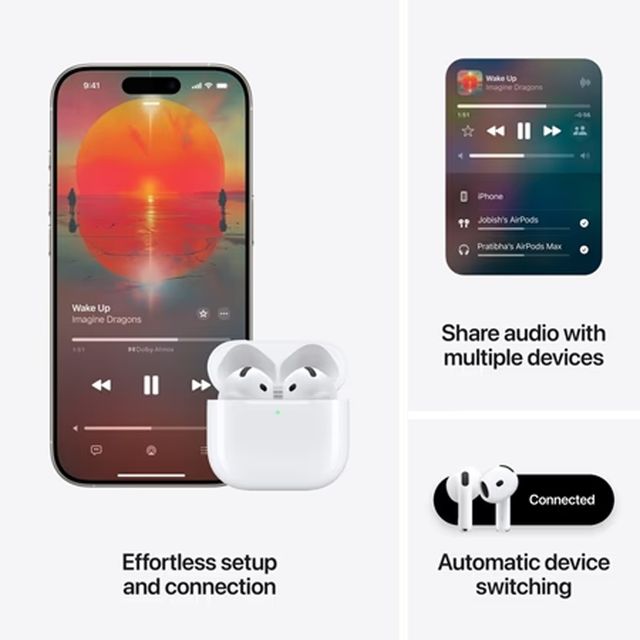 Apple AirPods 4 with Active noise cancellation - Buy at ₹16999