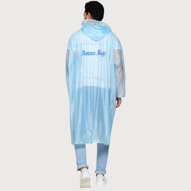 Fendo Ruby Poncho Unisex Waterproof Pvc Unisex Transparent