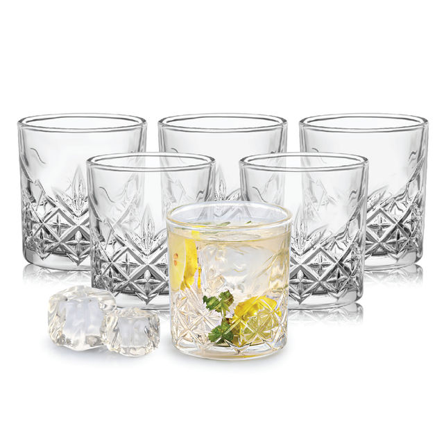 Cello Classix Glass Tumblers | Durable, Stylish, Perfect For Daily Use | Clear - 215 ml