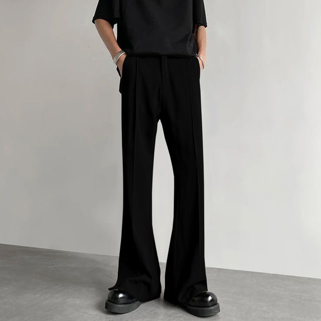 FTX Men's Loose Fit Solid Formal Bell Bottom Trouser - Buy at
