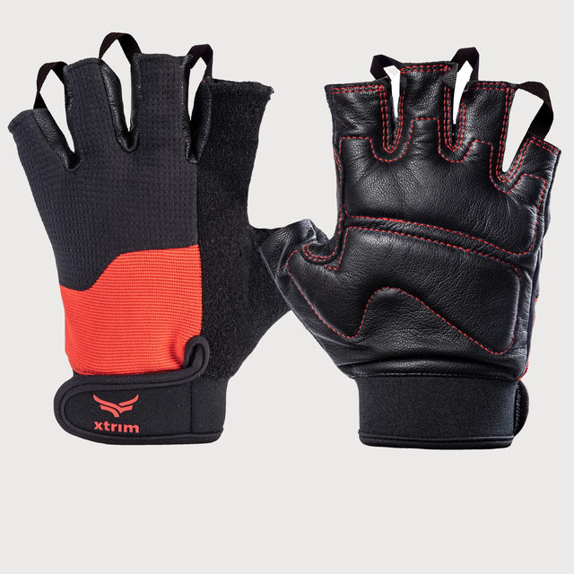 Xtrim Men's Solid Leather Gloves - Buy at ₹999 Online | Instant