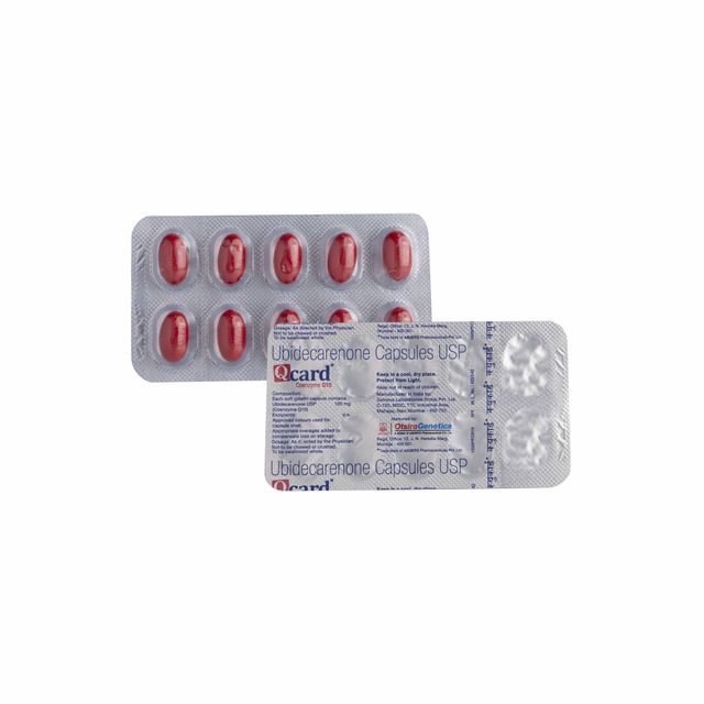 Qcard Coenzyme Q10 Capsules