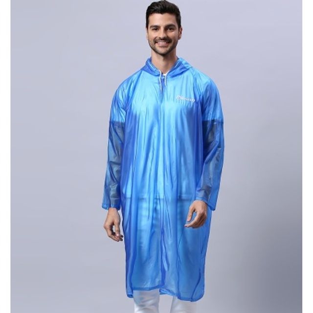 Zeel Unisex Hooded Waterproof PVC Poncho - Buy at ₹230 Online