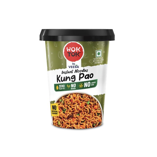 Wok Tok by Veeba Instant Noodles Kung Pao Pack of 2 (no Maida,No palm