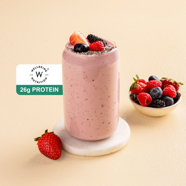 WBN Mixed Canadian Berries Plant Protein Shake
