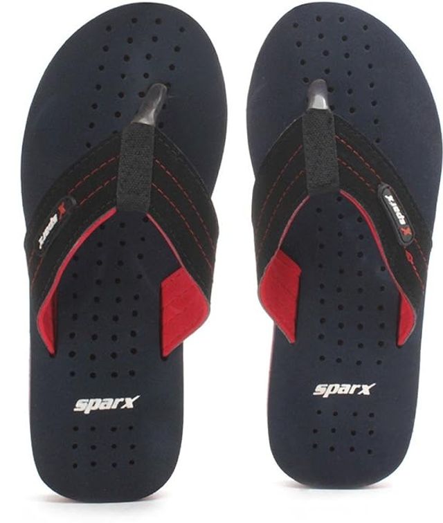 Sparx Slippers SFG-517 Black Navy Blue For Men | 8 UK