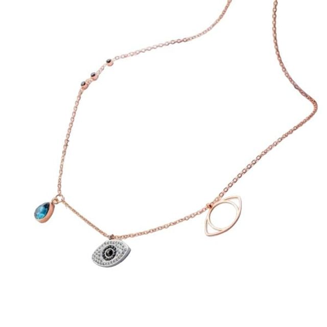 Salty Fashion Sapphire Evil eye Necklace for Women Buy online at ₹599