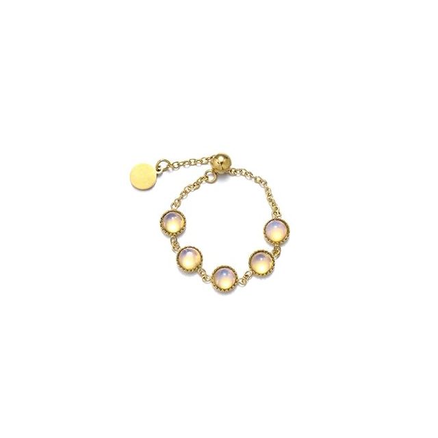 Salty Fashion Opalescent Chain Ring for Women Buy online at ₹499 near me