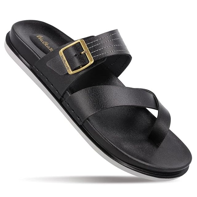 Buy Walkaroo Men's Daily Wear Comfort Sandals | WE1353 | Black - UK 6  Online - Price @ ₹567 | Instant Delivery | Zepto