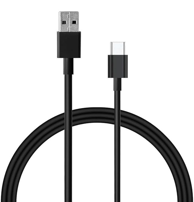 basics IND Fast Charging USB to Type C Charging Cable | Black