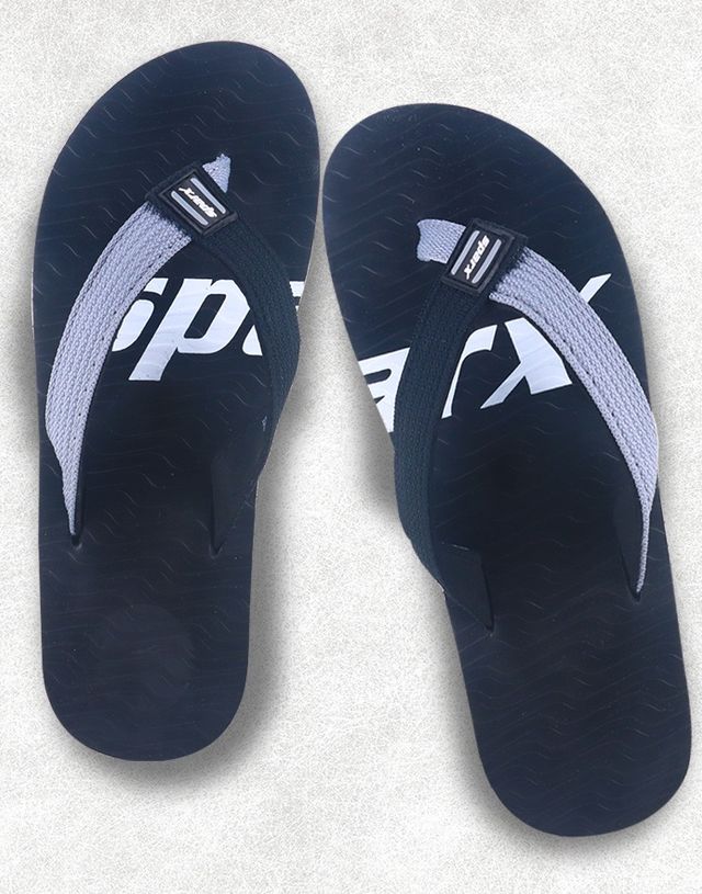 Sparx Slippers SFU-204 Grey Black For Men | 9 UK