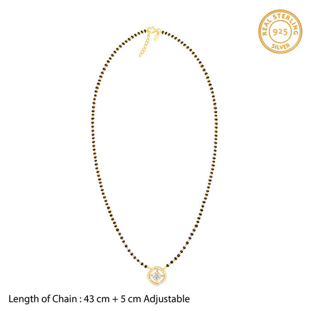 Giva Golden Glitter It On Mangalsutra - Buy at ₹3170 Online
